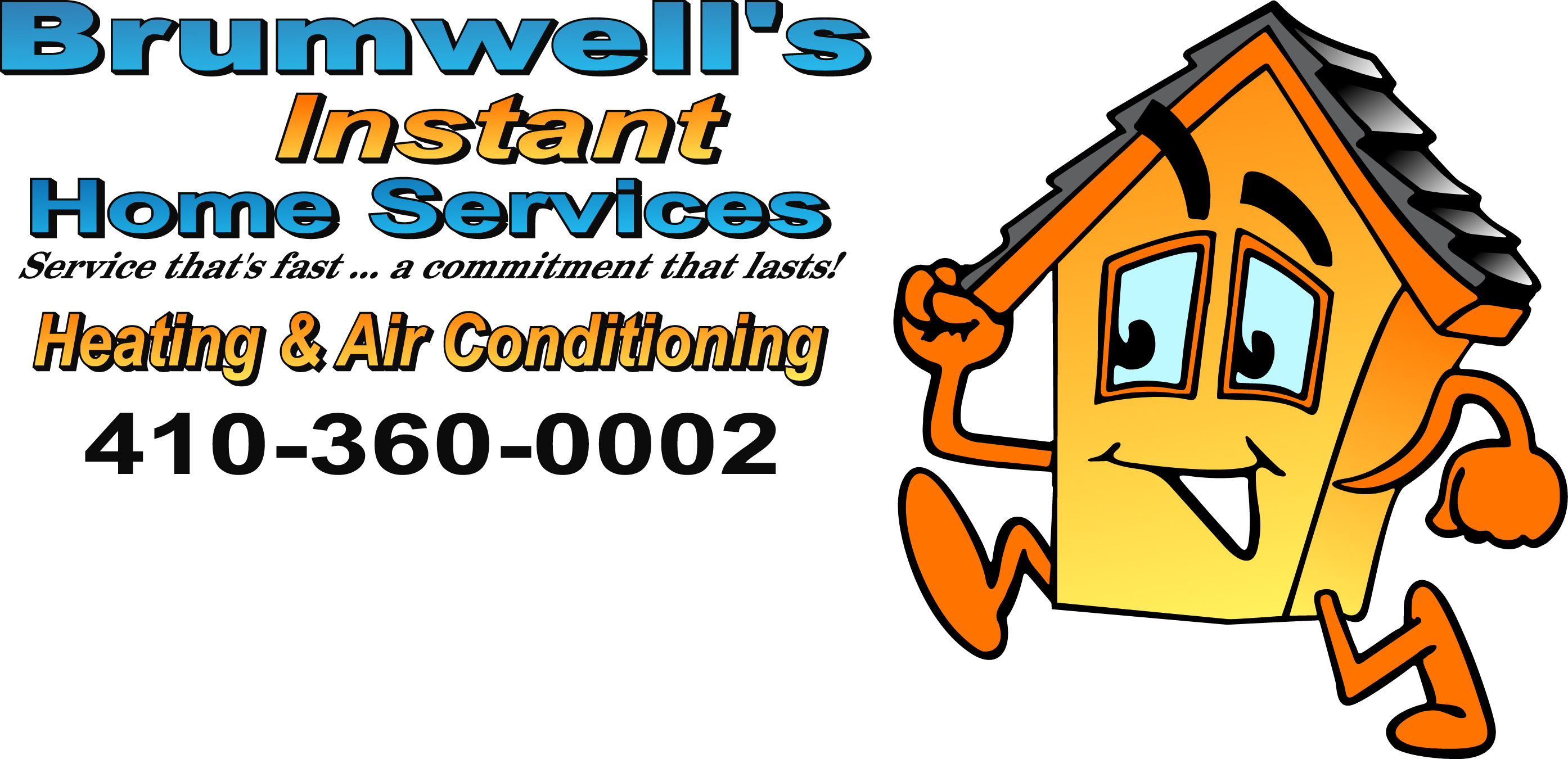 Logo for Brumwell's Instant Heating and Air Conditioning