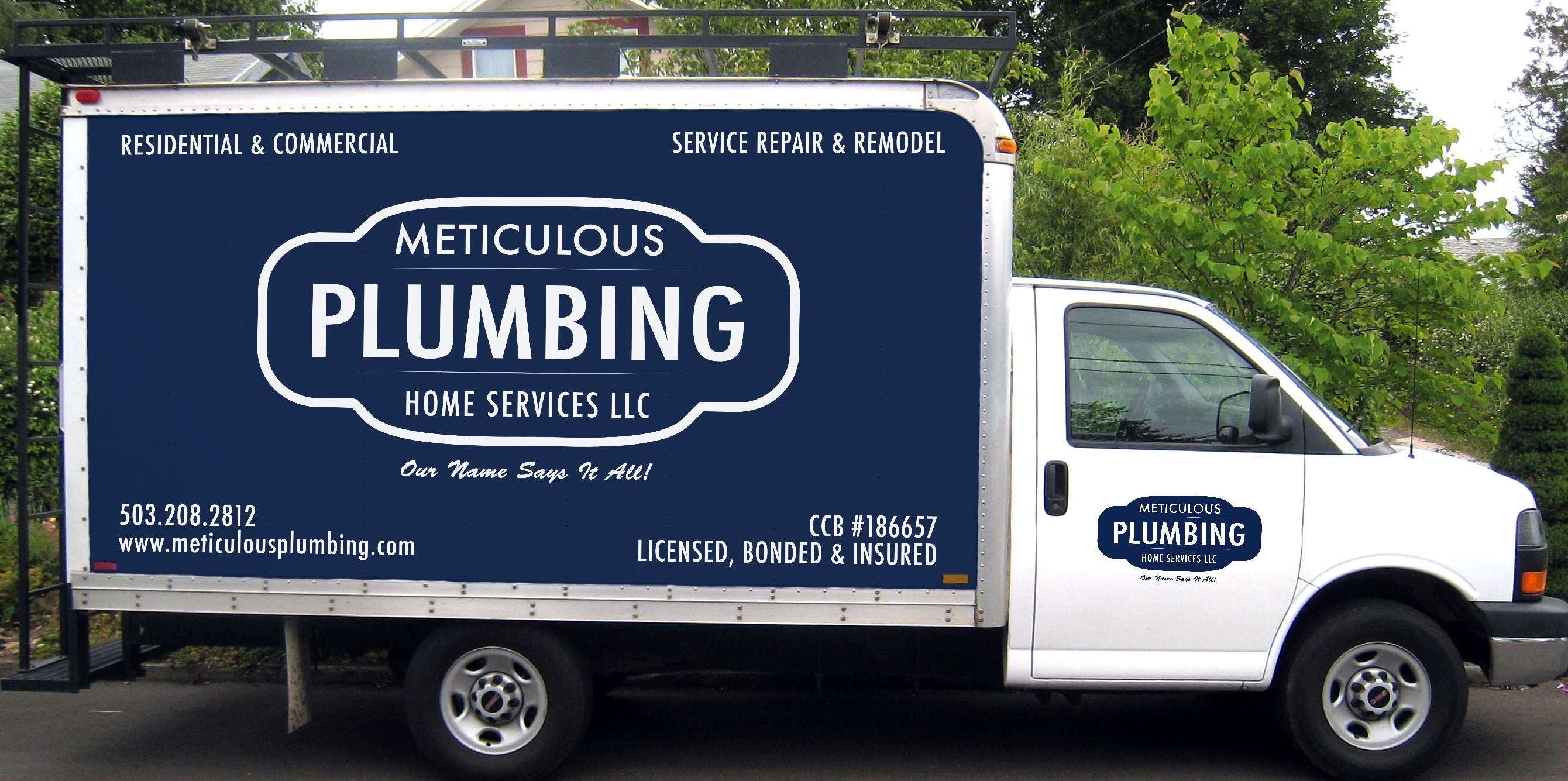 Logo for Meticulous Plumbing