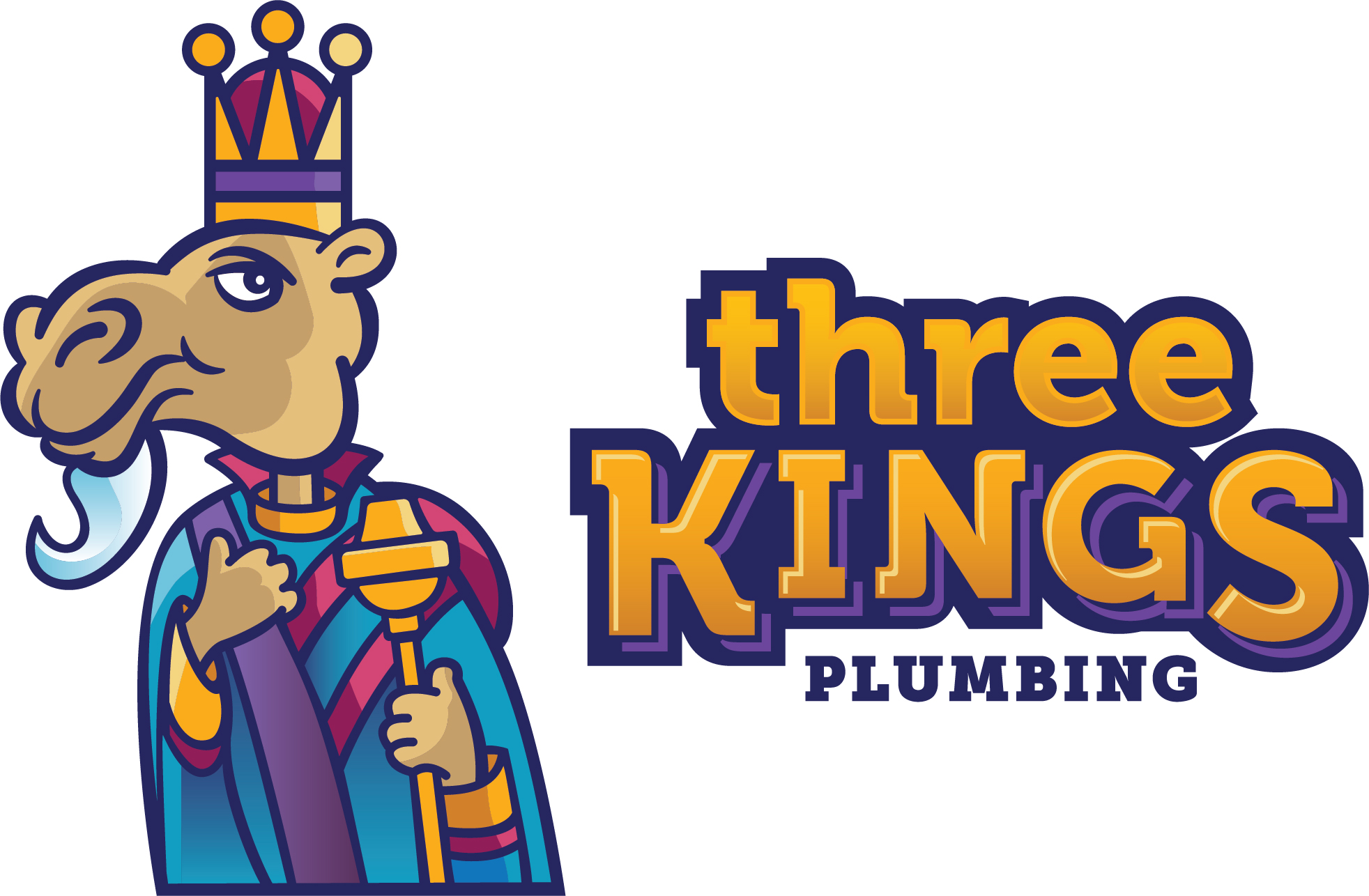 Logo for 3 Kings Plumbing