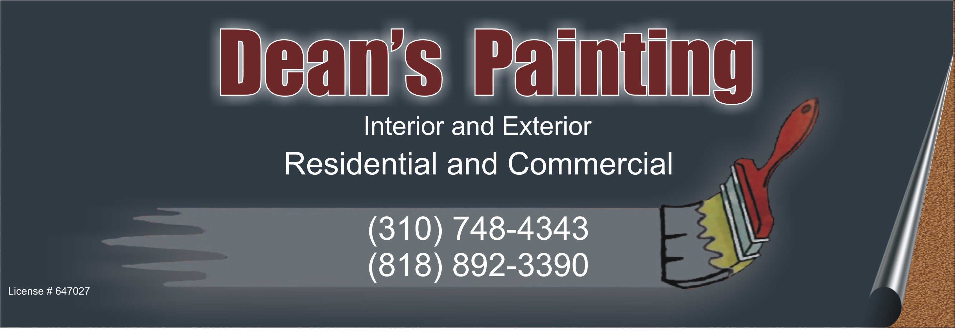 Logo for Dean's Painting