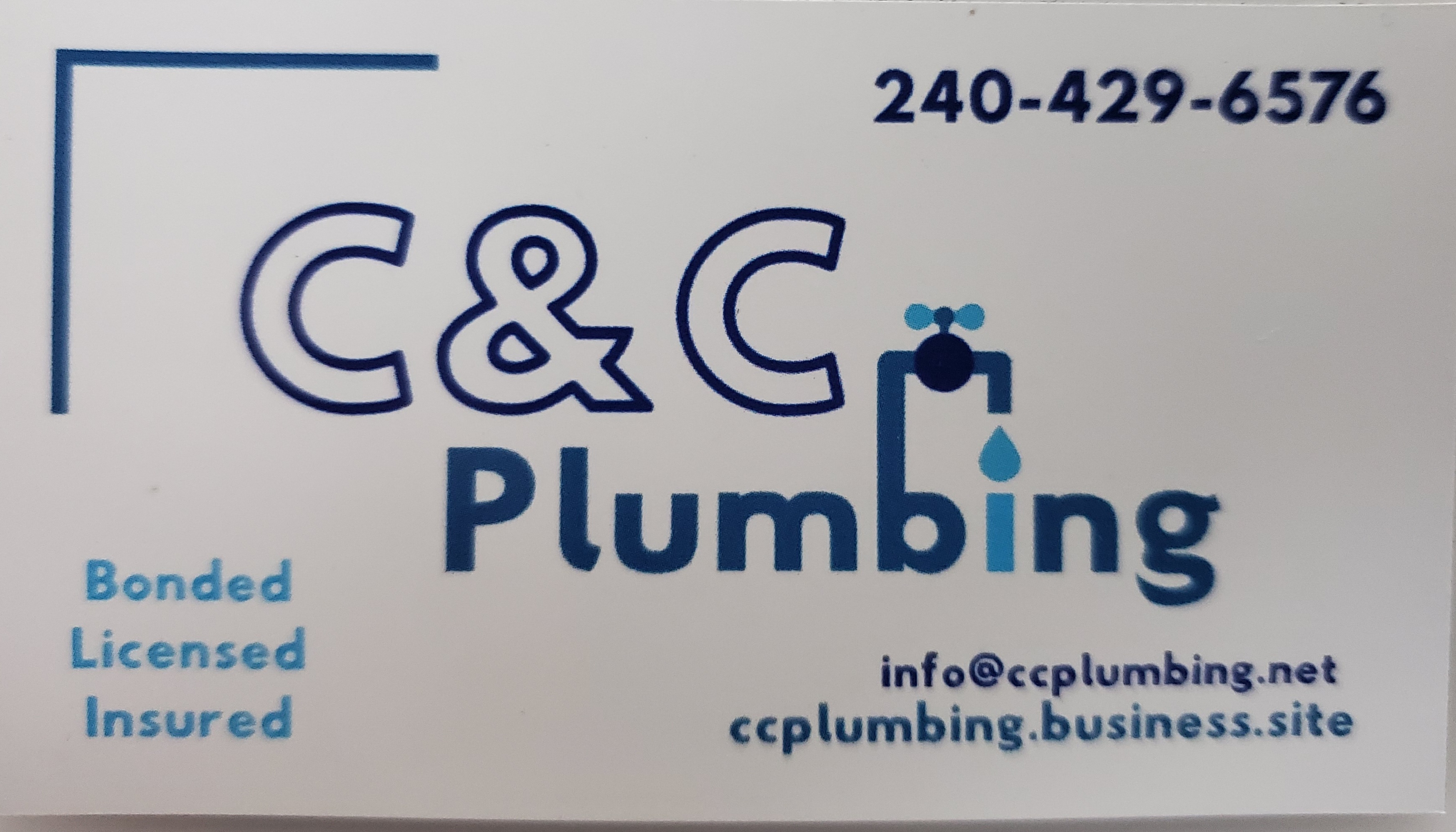 Logo for C & C plumbing