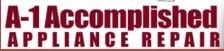 Logo for A1 accomplished appliance repair