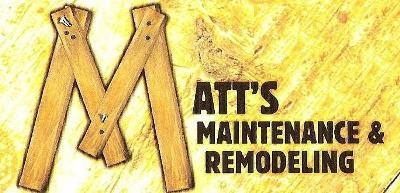 Logo for Matt's Maintenance & Remodeling
