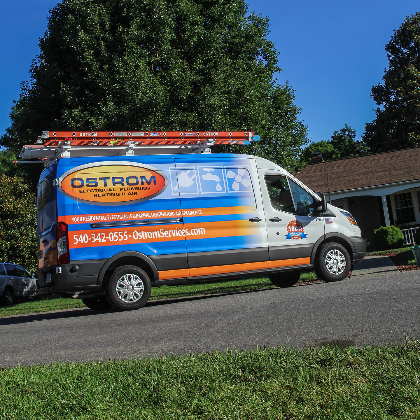Ostrom Electrical Plumbing Heating & Air logo