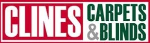 Cline's Carpets, Blinds, and Frame Joynt logo