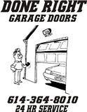 Logo for Done Right Garage Doors