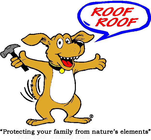 Logo for The Roofing Dog