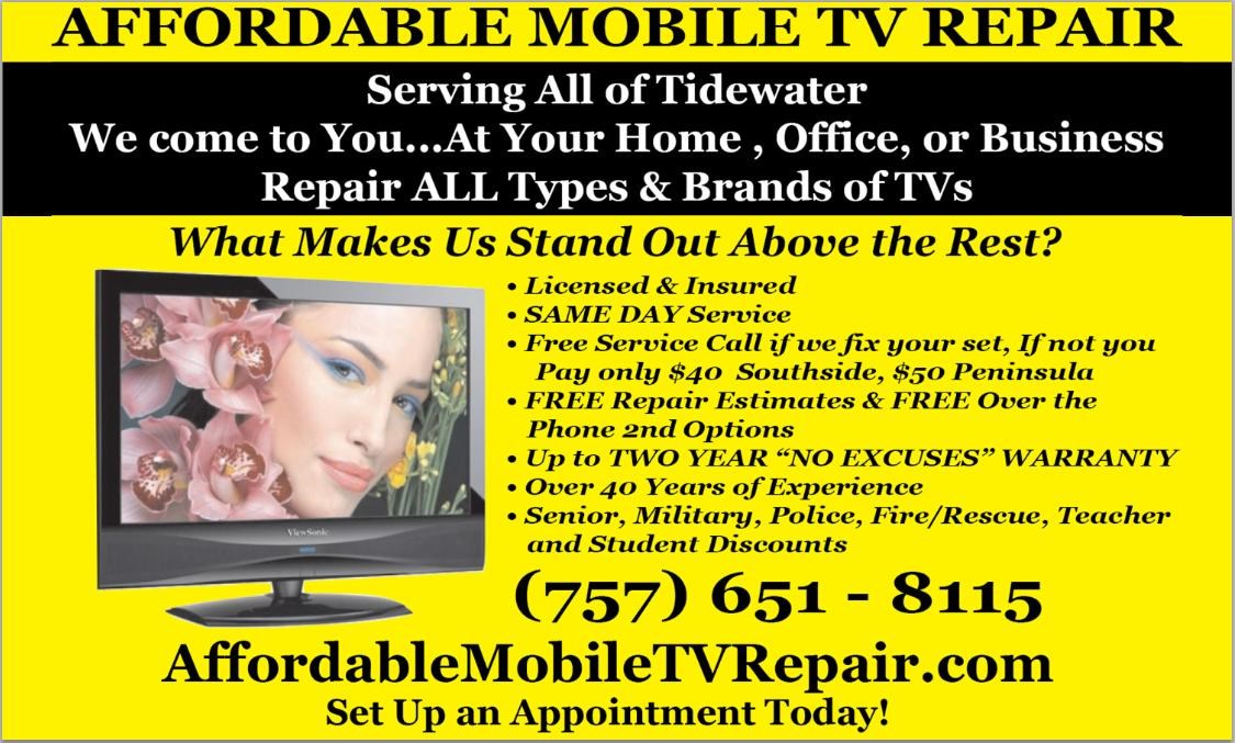 Logo for Affordable Mobile TV Repair