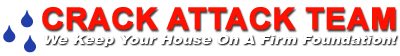Logo for Crack Attack Waterproofing Team