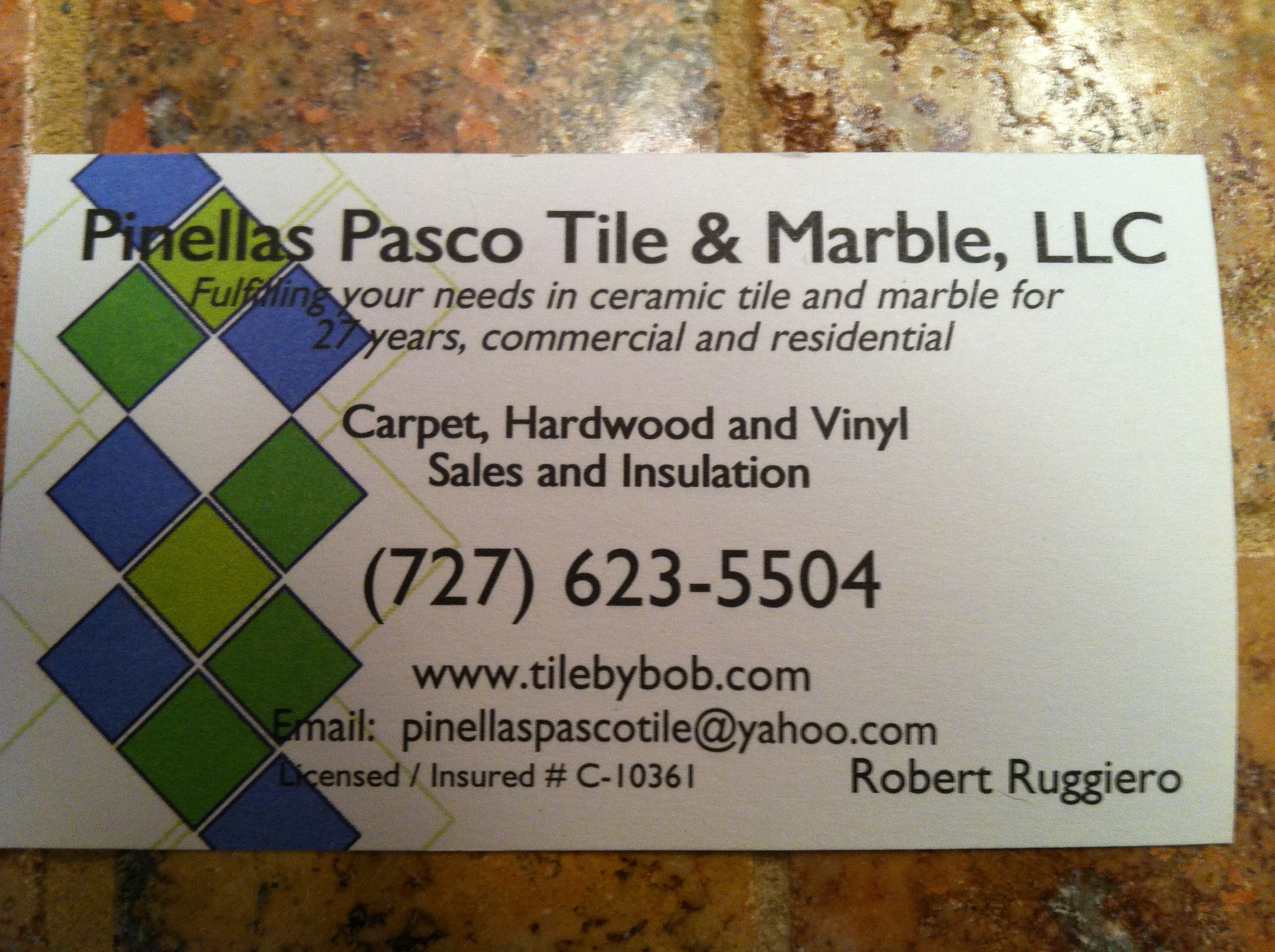 Logo for Pinellas Pasco Tile