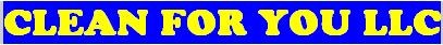 Logo for Clean For You LLC