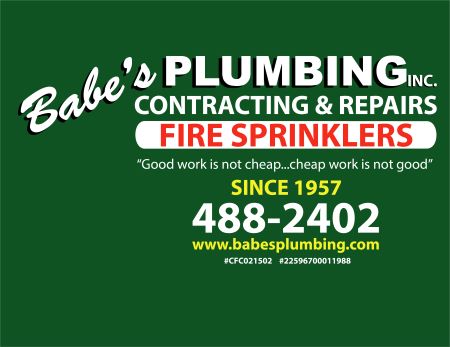 Logo for Babes Plumbing Inc