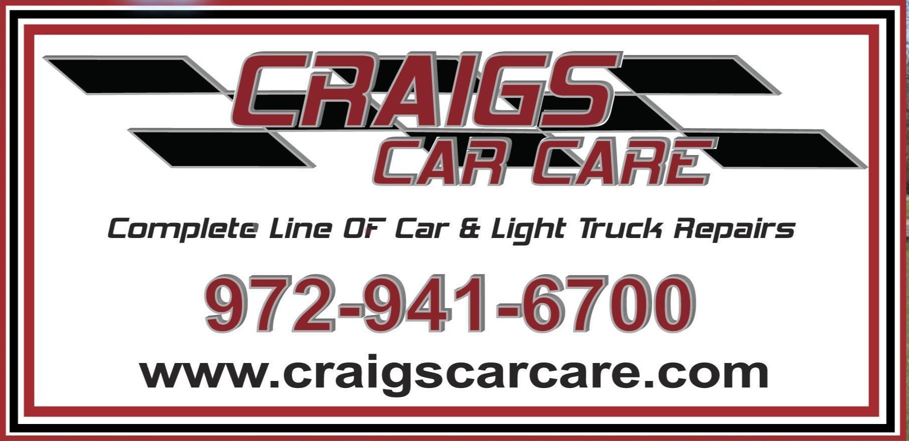 Logo for Craig's Car Care Inc