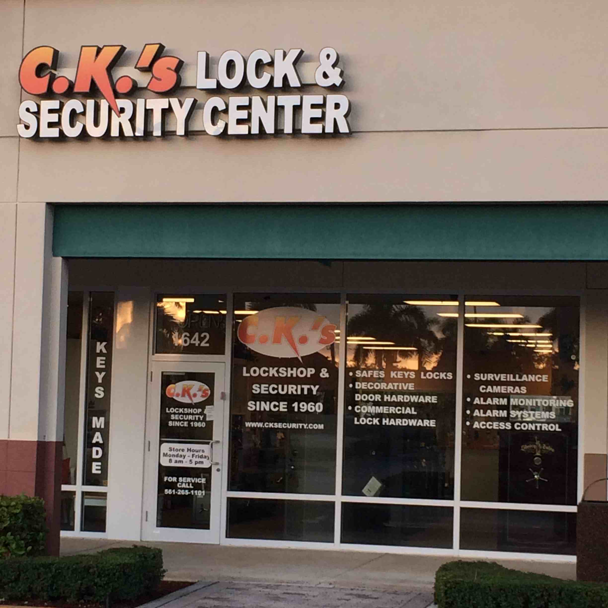 CK's Lockshop & Security Center logo