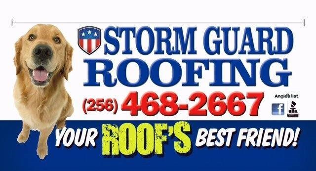 Logo for Storm Guard Roofing