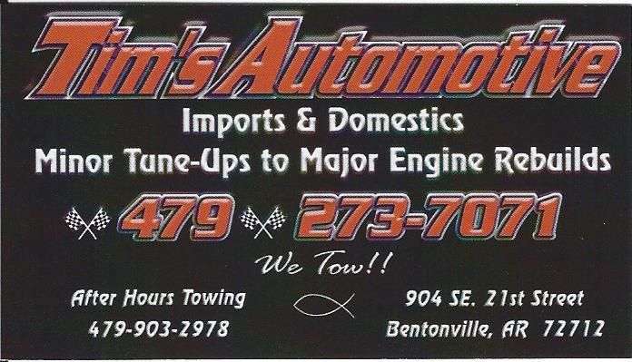 Logo for Tim's Automotive & Towing