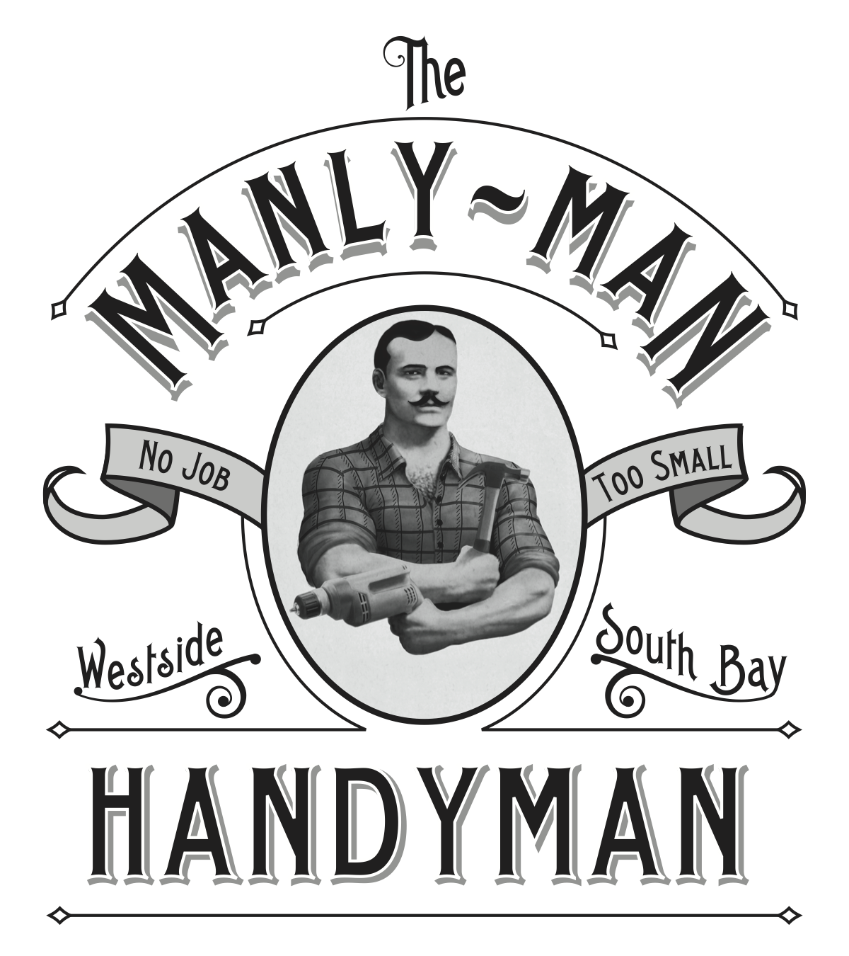 Logo for The Manly Man Handyman