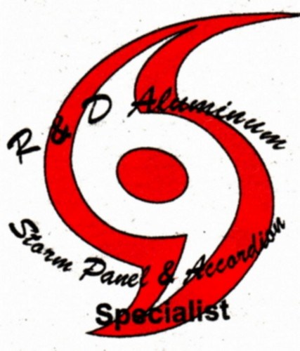 Logo for R & D ALUMINUM