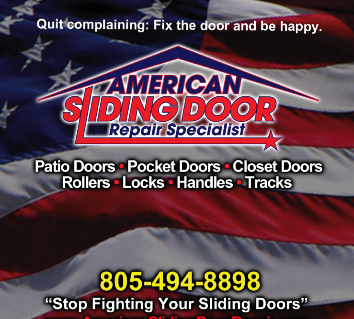 Logo for American Sliding Door Repair