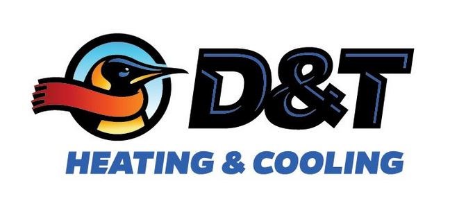 Logo for D & T Heating & Cooling Inc