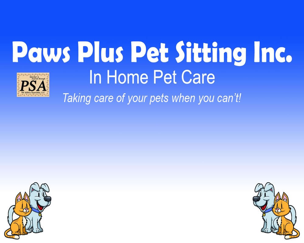 Logo for Paws Plus Pet Sitting Inc