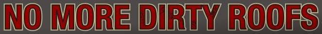 No More Dirty Roofs logo