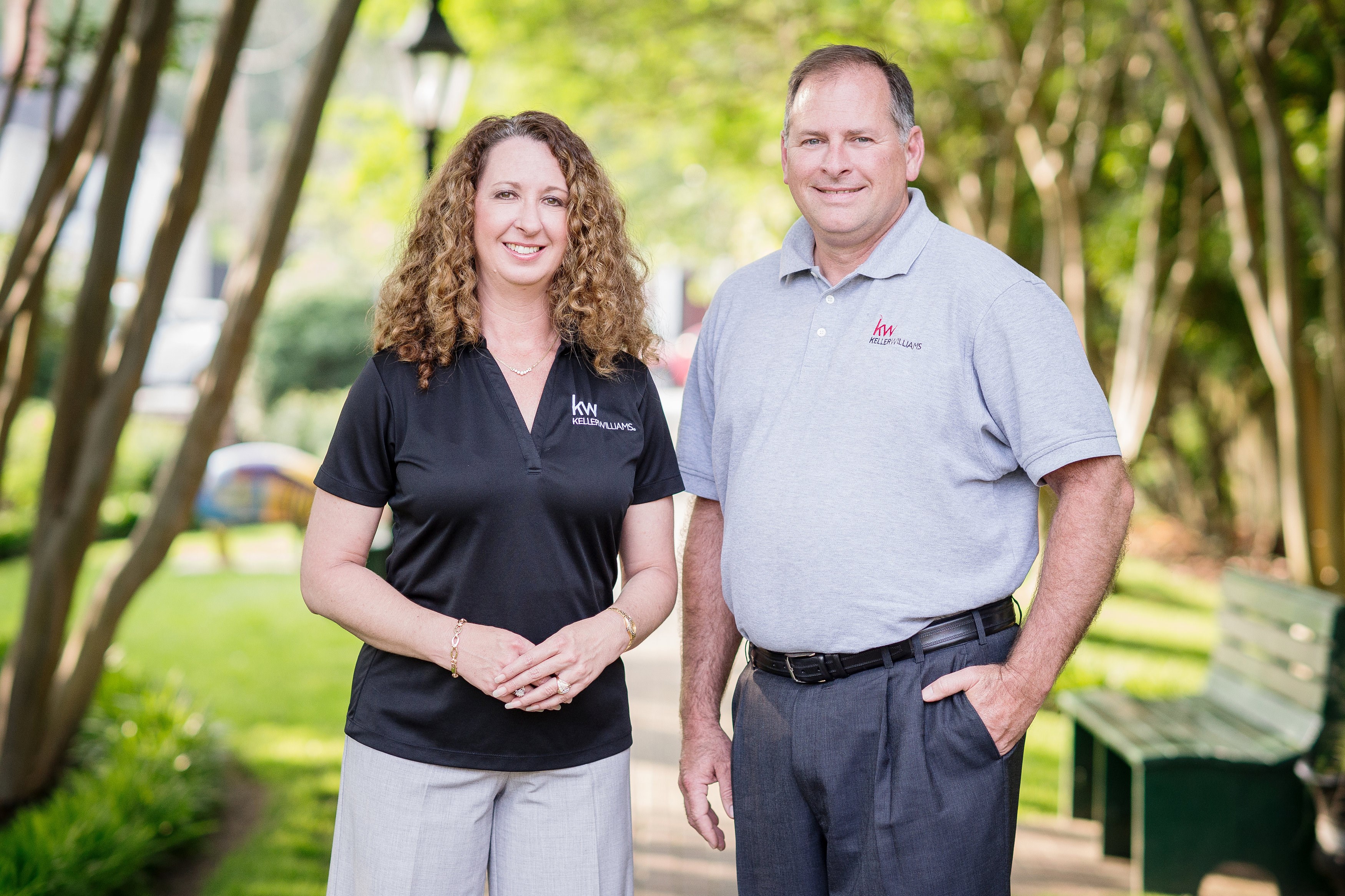 Jenyse White & Hank Reisenbicher- Keller Williams logo