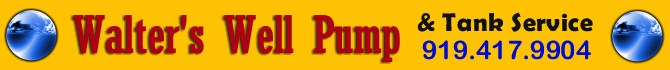 Walter's Well Pump & Tank Service logo
