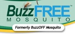 Logo for BUZZFREE  MOSQUITO