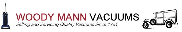 Logo for WOODY MANN VACUUMS