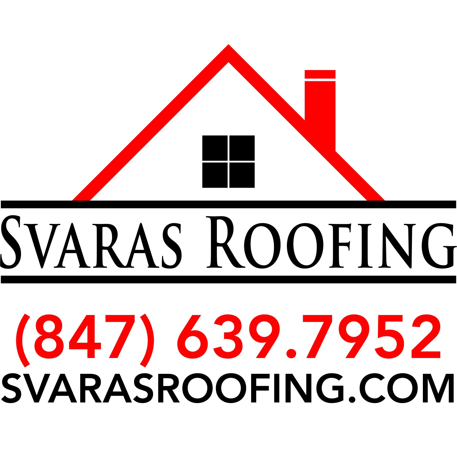 Logo for Svaras Roofing Inc