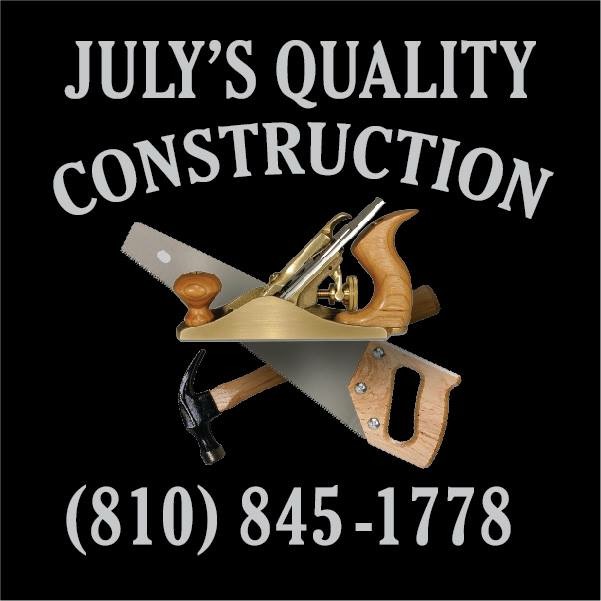 Logo for July's Construction