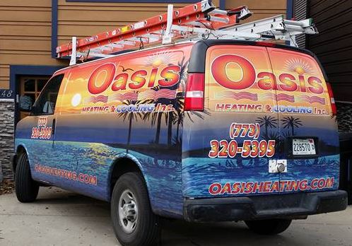 Logo for Oasis Heating & Cooling Inc
