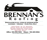 Logo for Brennan's Roofing Co