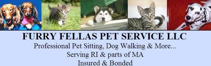 Logo for Furry Fellas Pet Service LLC