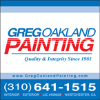 Logo for GREG OAKLAND PAINTING CO.