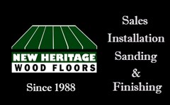 Logo for NEW HERITAGE WOOD FLOORS