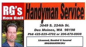 Logo for RG's Handyman Service