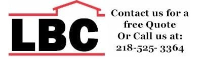Logo for LBC GARAGE DOORS