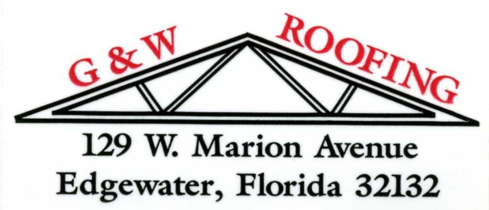Logo for G & W ROOFING