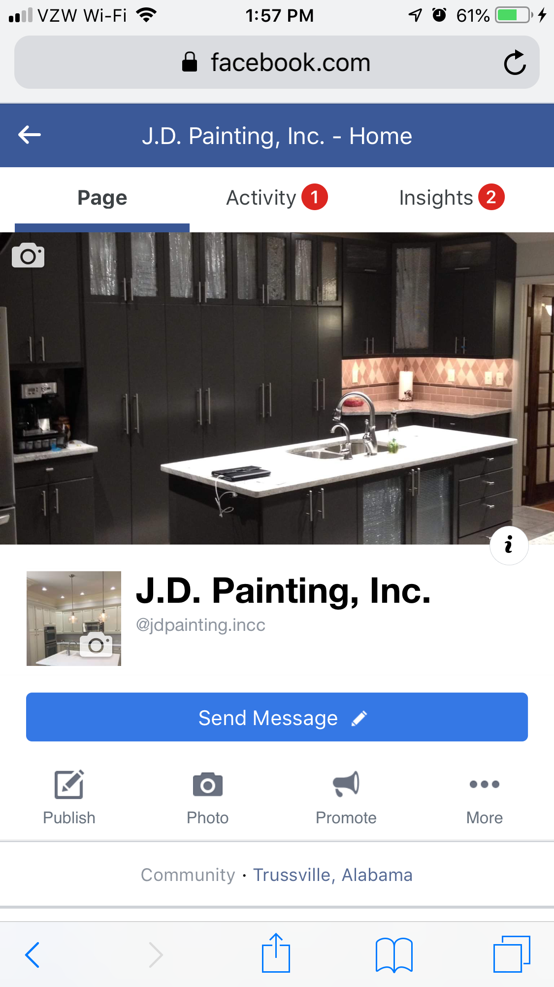 Logo for JD Painting Inc