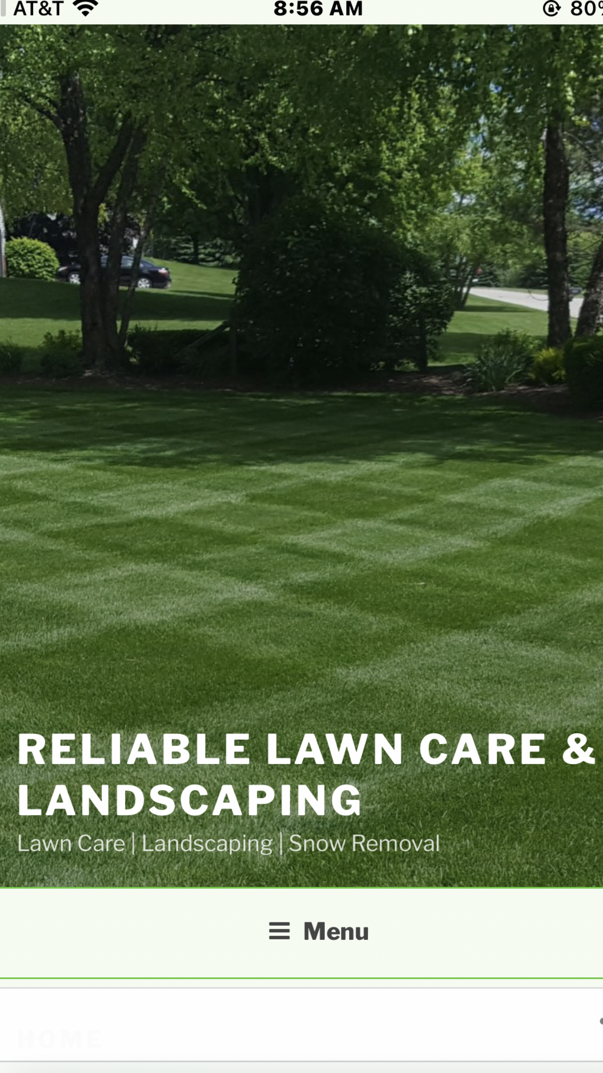 Logo for Reliable Lawn Care & Landscaping