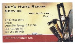Logo for Roy's Home Repair & Services