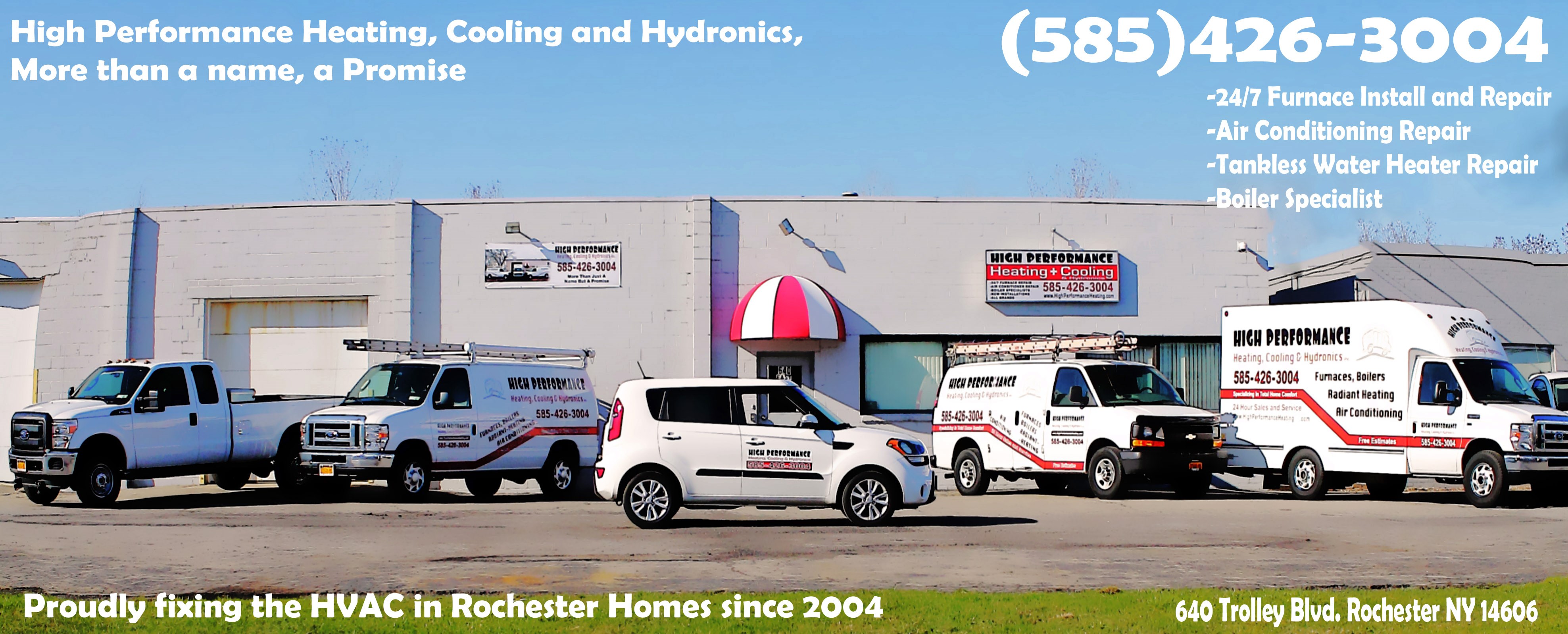 Logo for High Performance Heating and Cooling Inc.