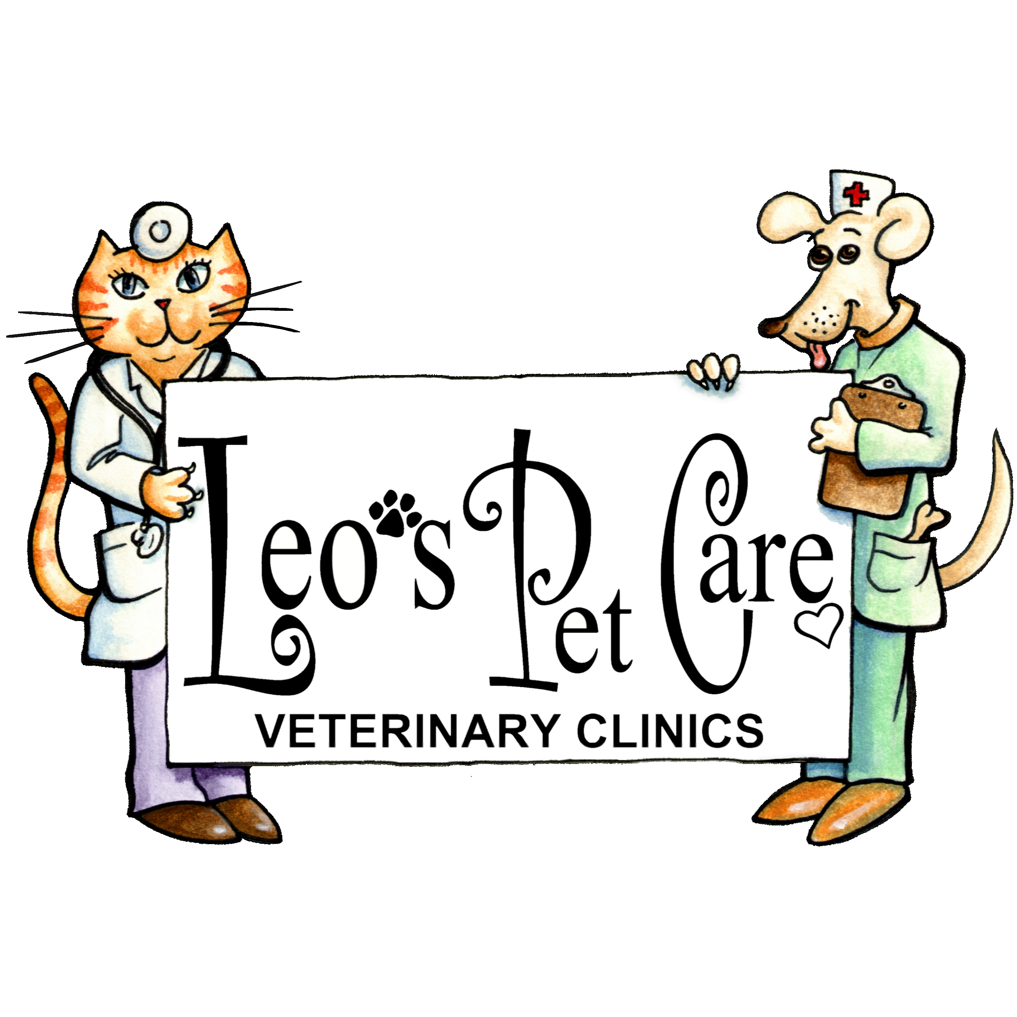Logo for Leo's Pet Care