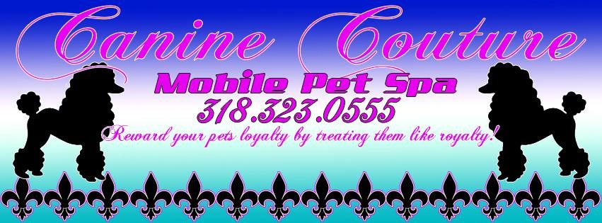 Logo for Canine Couture Mobile Pet Spa/  A Cuddly Cut Salon