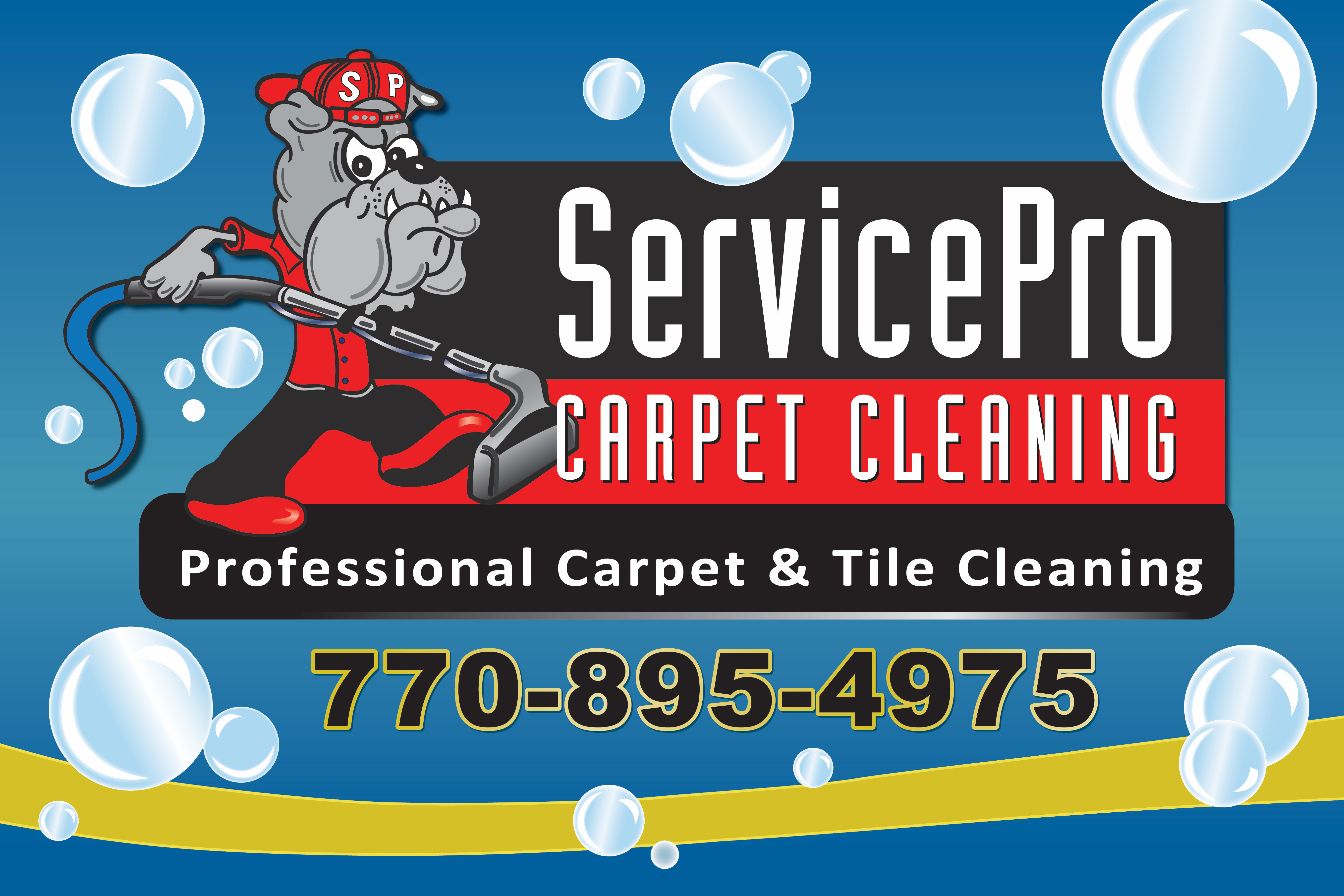 Logo for ServicePro Carpet Cleaning