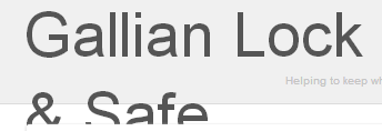 Logo for GALLIAN LOCK & SAFE
