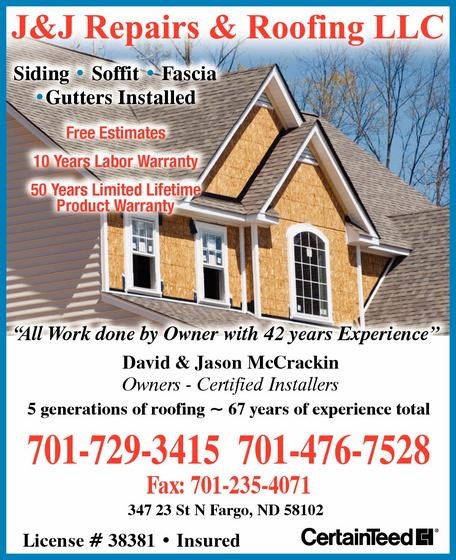 J & J Repairs & Roofing LLC logo