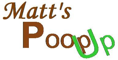 Logo for Matt's Poop Up